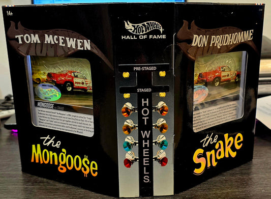 Hot Wheels Hall of Fame Snake and Mongoose boxed set - House of Cars Virginia