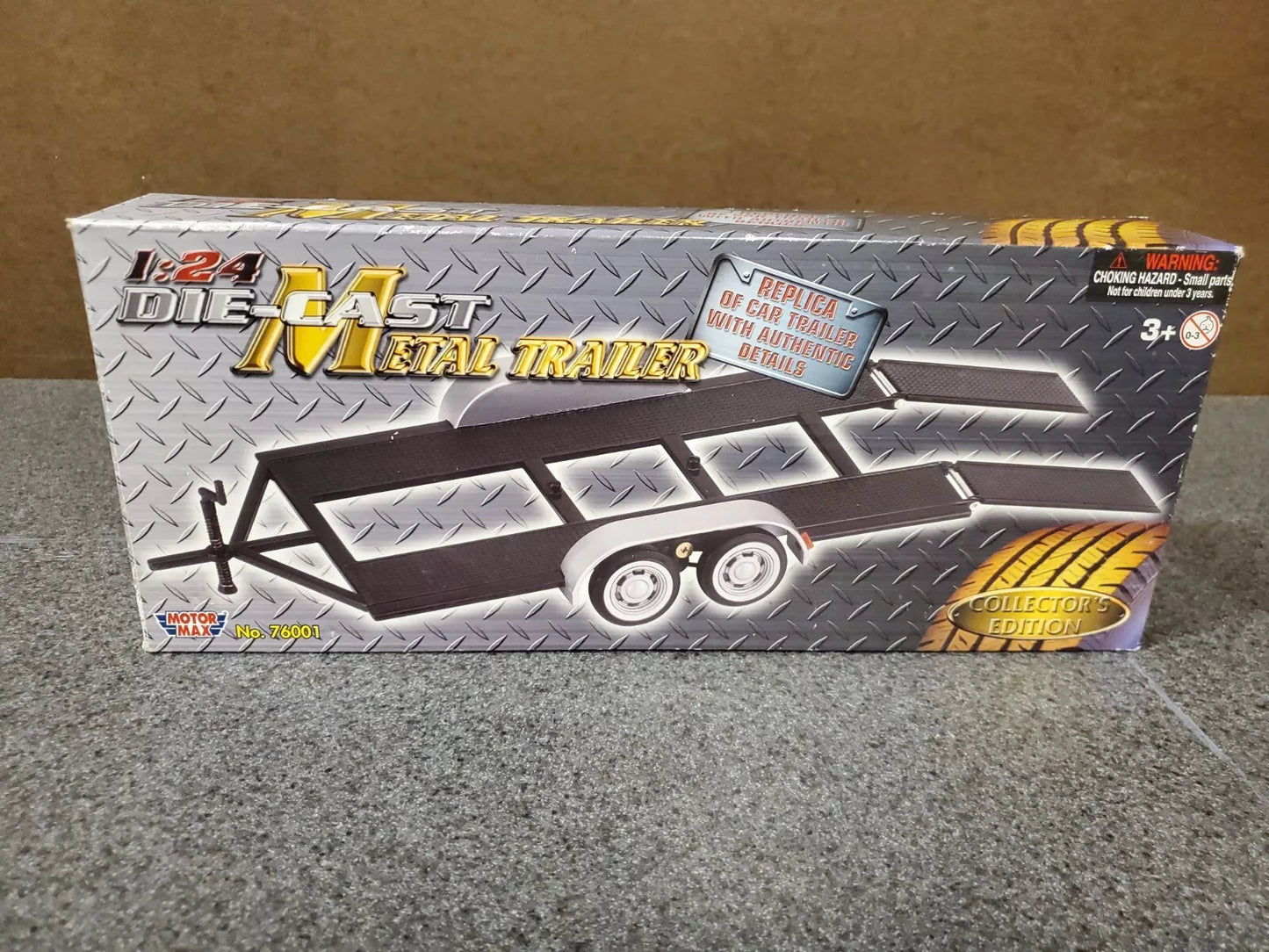 Motor Max Collectors Edition Diecast Metal Car Trailer 1:24 No.76001 - House of Cars Virginia