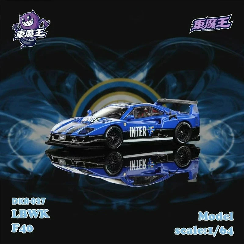 Demon King Auto 1:64 F40 LB-Works Diecast Model Car DKA-041