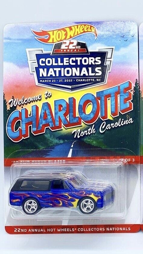 Hot Wheels 1970 2WD Chevy Blazer 22nd Annual Collectors Nationals - House of Cars Virginia