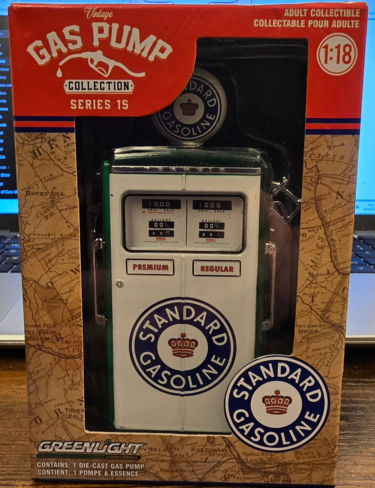 Greenlight 1:18 diorama Fuel Pump (Standard Gasoline)