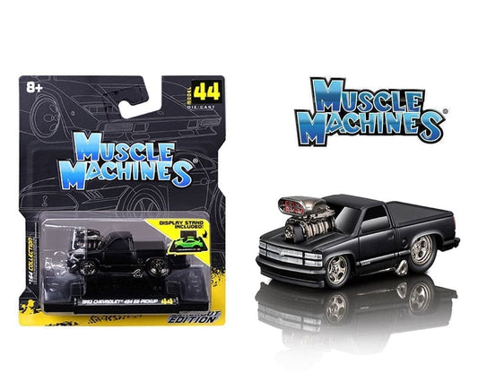 Muscle Machines 1:64 1993 Chevrolet 454 SS Pickup Truck – Blackout Edition Model 44 - House of Cars Virginia
