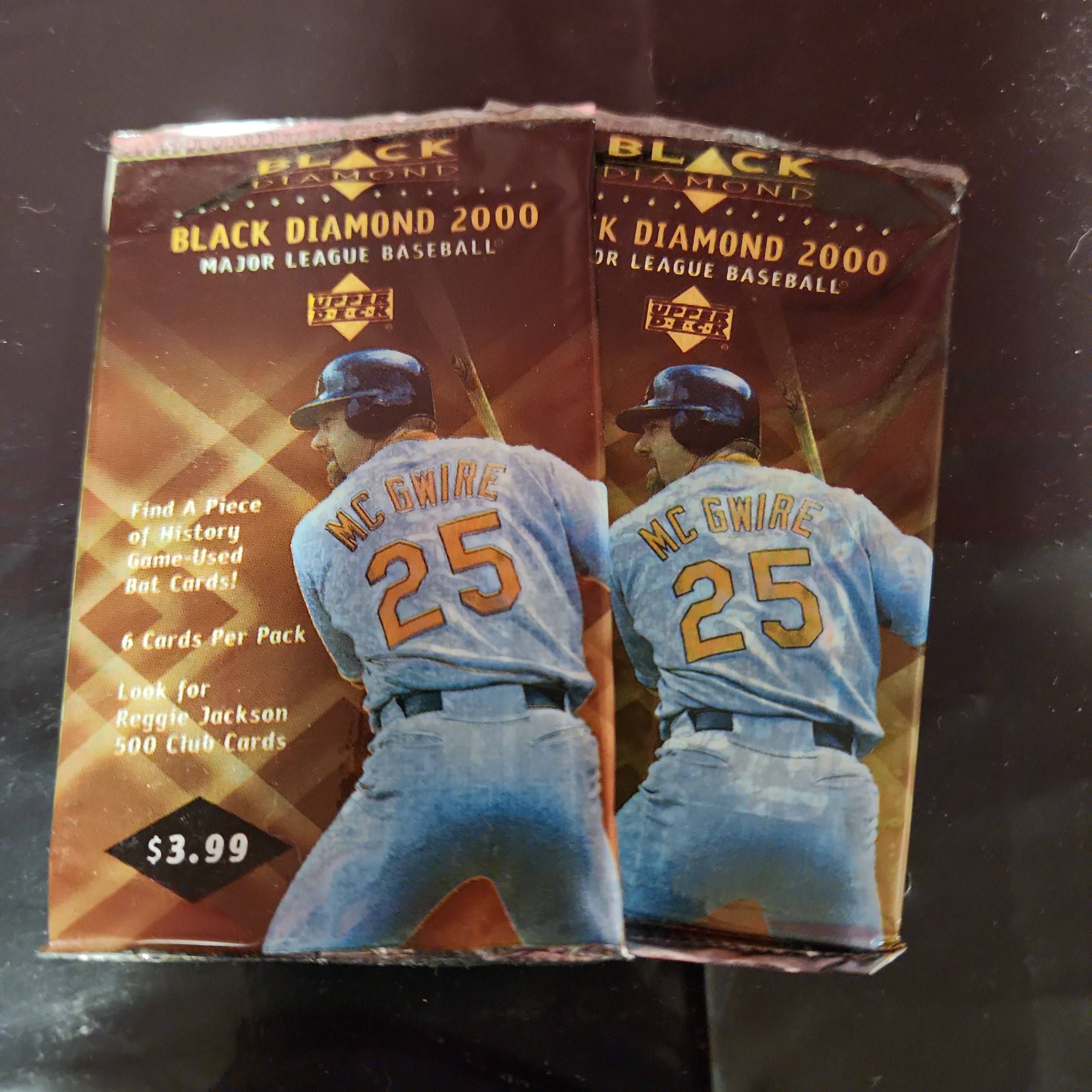 Diamond 2000 BLACK DIAMOND 2000 MAJOR LEAGUE BASEBALL 2 PACKS MLB Cards - House of ...