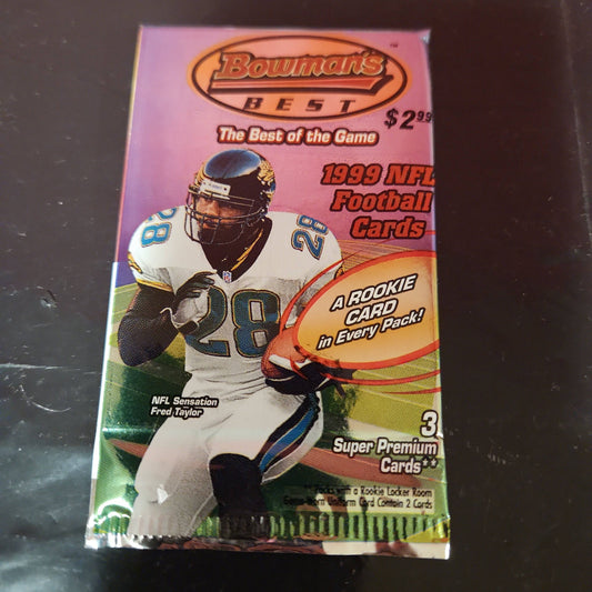 1999 Bowman's Best Football HOBBY PACK Warner Rookie ?  3 Cards   Autograph ? - House of Cars Virginia
