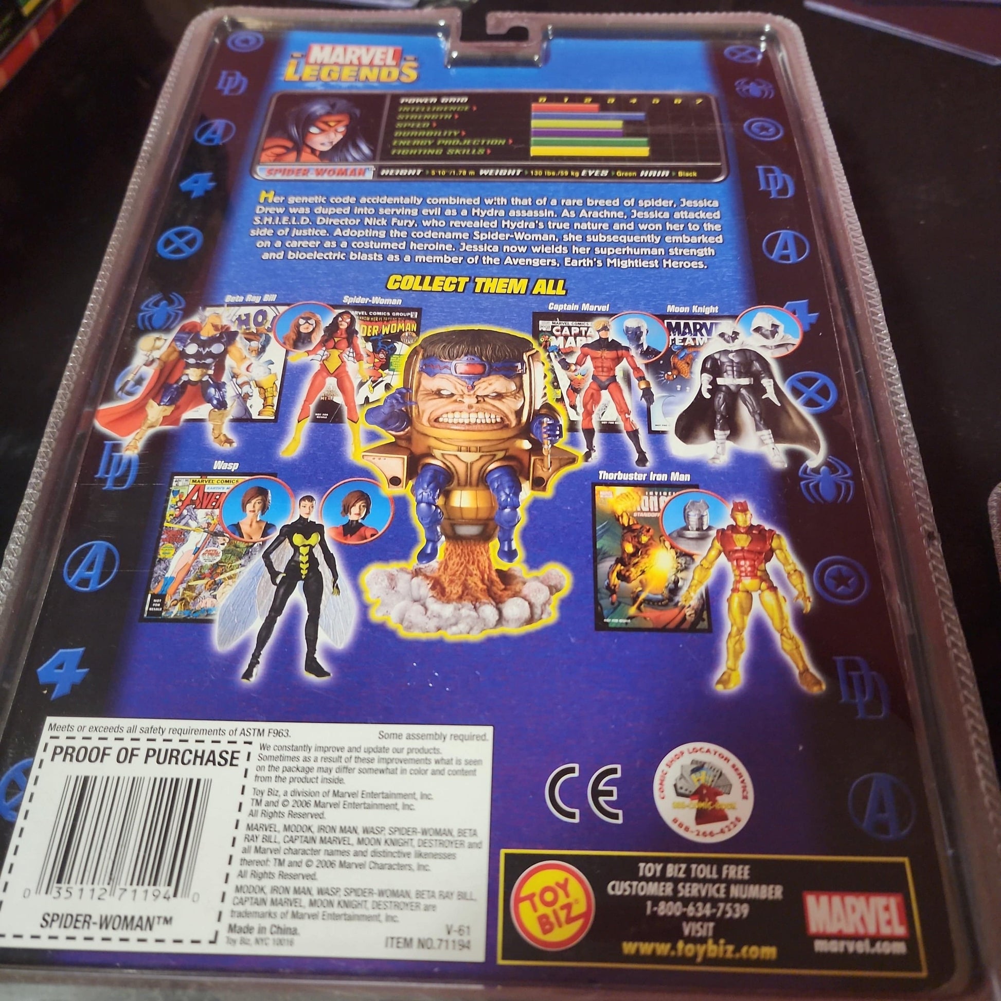 Marvel Legends SPIDER-WOMAN Black Variant Figure Modok Series NIB - House of Cars Virginia