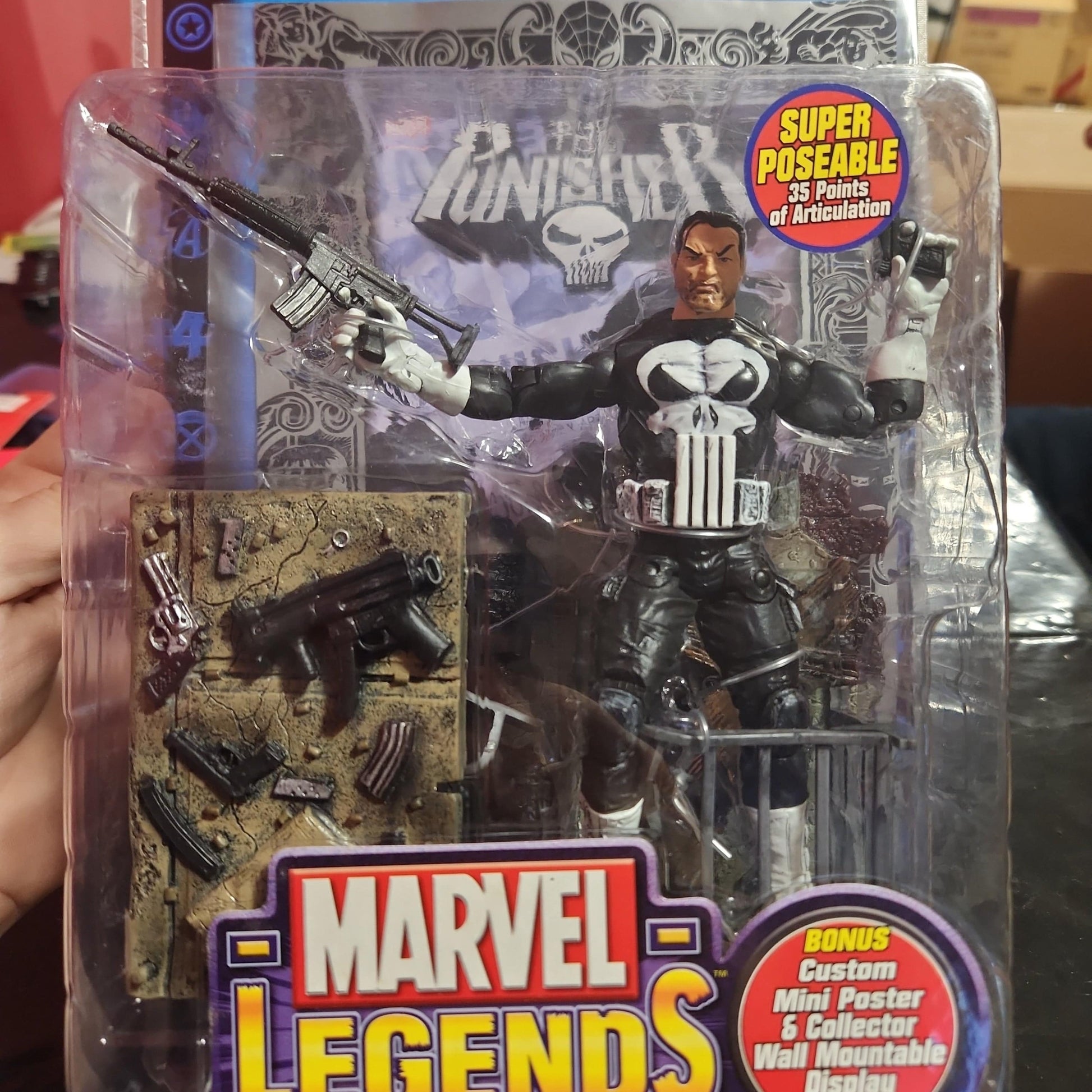 Marvel Legends Punisher Series IV 2003 Factory Sealed RARE Silver Foil Variant!! - House of Cars Virginia
