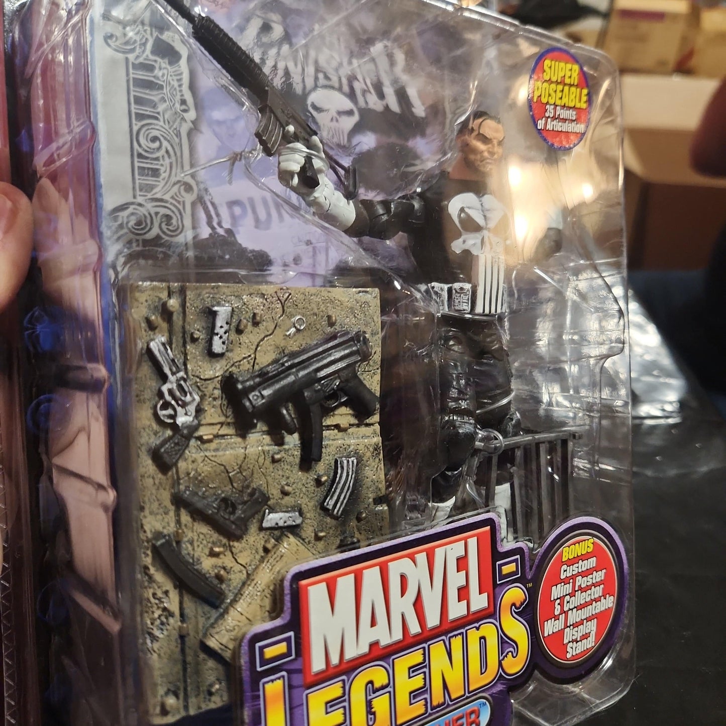 Marvel Legends Punisher Series IV 2003 Factory Sealed RARE Silver Foil Variant!! - House of Cars Virginia