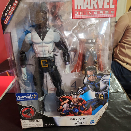 Marvel Universe Goliath (Bill Foster) vs Thor (Ragnarok) Action Figure Civil War - House of Cars Virginia