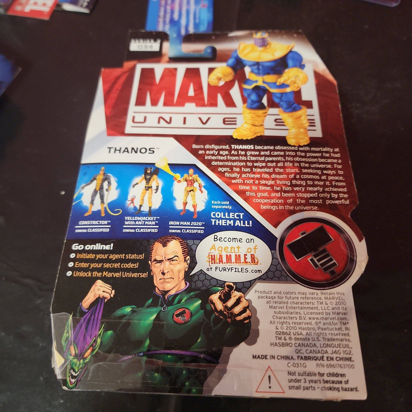 Marvel Universe Series 2 #034 Thanos 3.75” Action Figure NEW 2010 - House of Cars Virginia