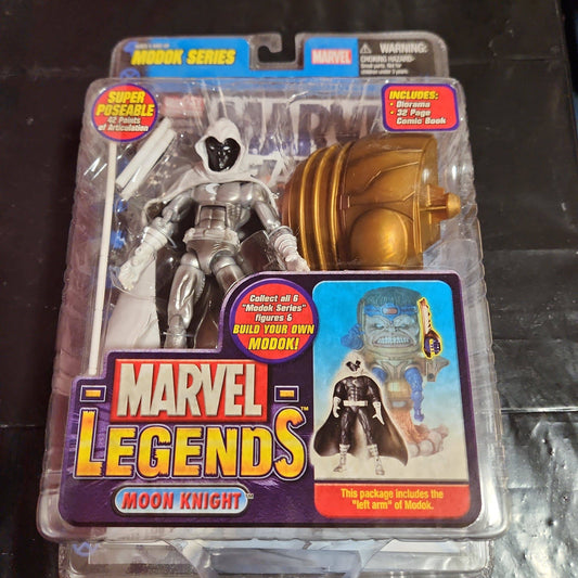 MOON KNIGHT Action Figure Silver Variant ToyBiz Marvel Legends MODOK BAF 2006 - House of Cars Virginia
