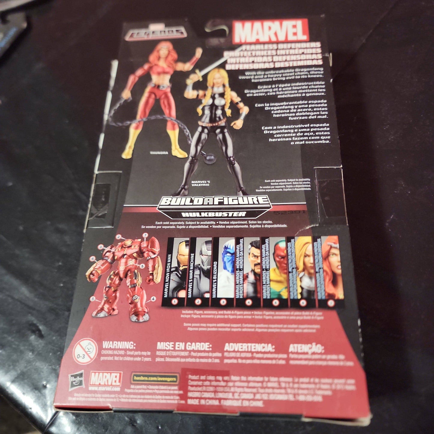 Marvel Legends Fearless Defenders Valkyrie Action Figure NIP MOC Hulkbuster BAF - House of Cars Virginia