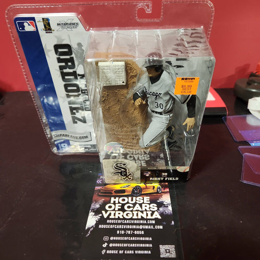 McFarlane Series 9 MLB Magglio Ordonez White Sox Gray Jersey Action Figure - House of Cars Virginia