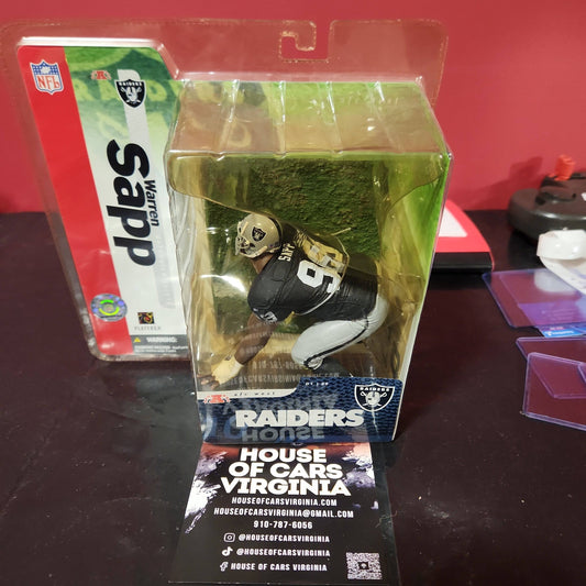McFarlane NFL Series 10 Warren Sapp Oakland Raiders Jersey-VARIANT / CHASE.  NIB - House of Cars Virginia