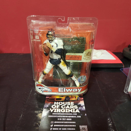 McFarlane NFL Legends Series 3 Denver Broncos John Elway White Jersey Variant - House of Cars Virginia