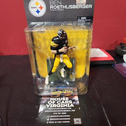 McFARLANE NFL LEGENDS PITTSBURGH STEELERS BEN ROETHLISBERGER ACTION FIGURE - House of Cars Virginia