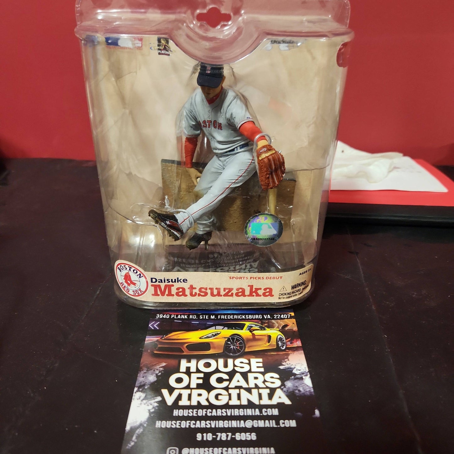 Daisuke Matsuzaka Boston Red Sox McFarlane action figure Debut new MLB Dice-K - House of Cars Virginia