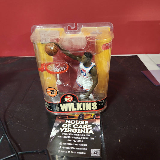 McFarlane NBA Hardwood Classics Dominique Wilkins Atlanta Hawks VARIANT White - House of Cars Virginia