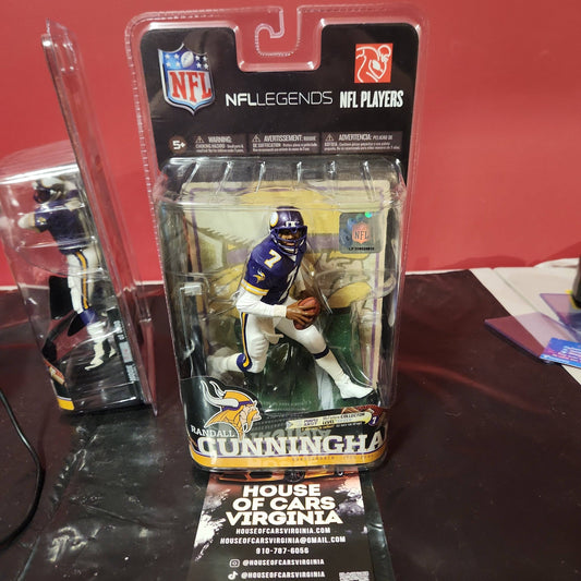 McFARLANE NFL Legends RANDALL CUNNINGHAM Figure VIKINGS Rare Variant #53/1000 - House of Cars Virginia