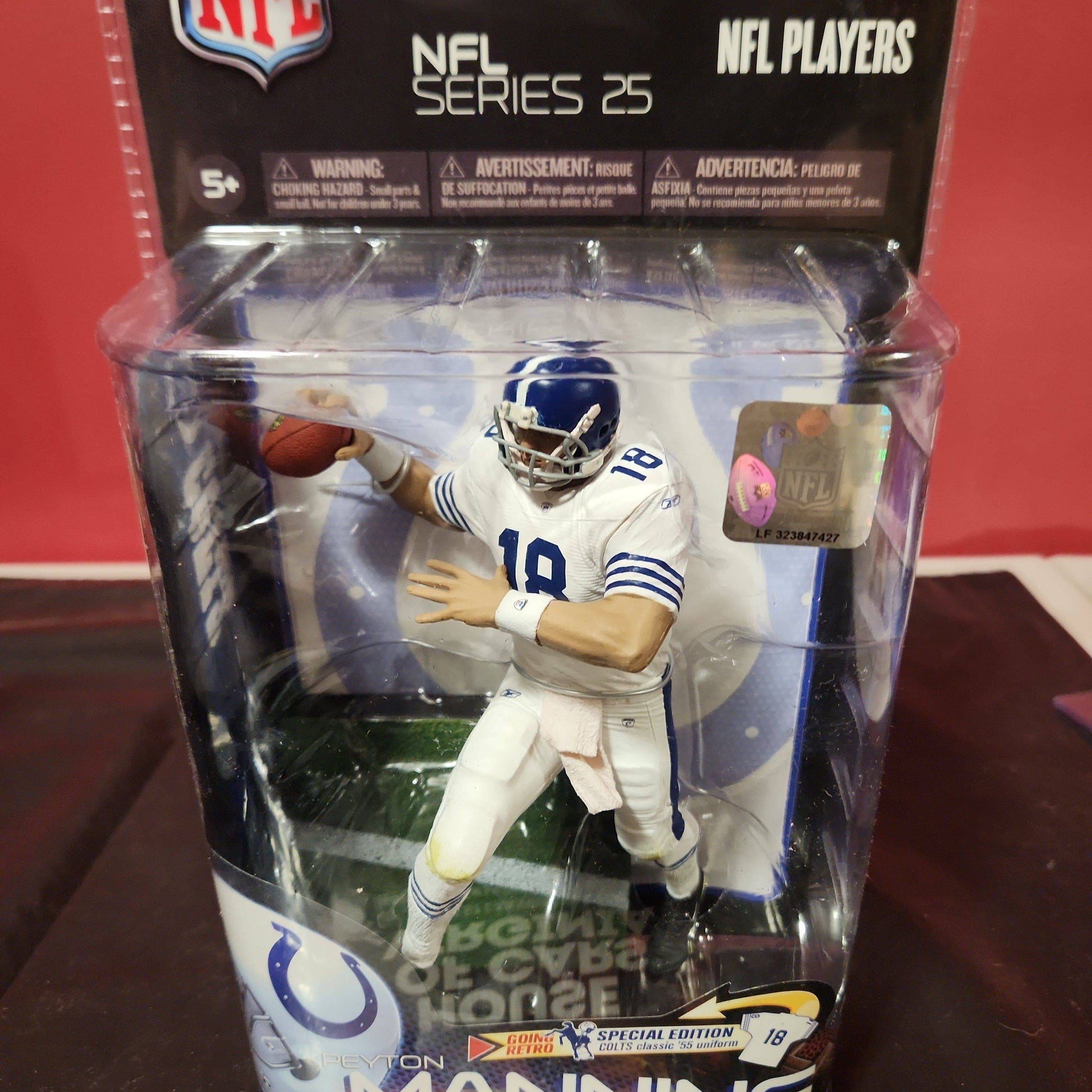 NFL McFarlane Peyton Manning Figure Indianapolis Colts 2010 Series 25! New - House of Cars Virginia