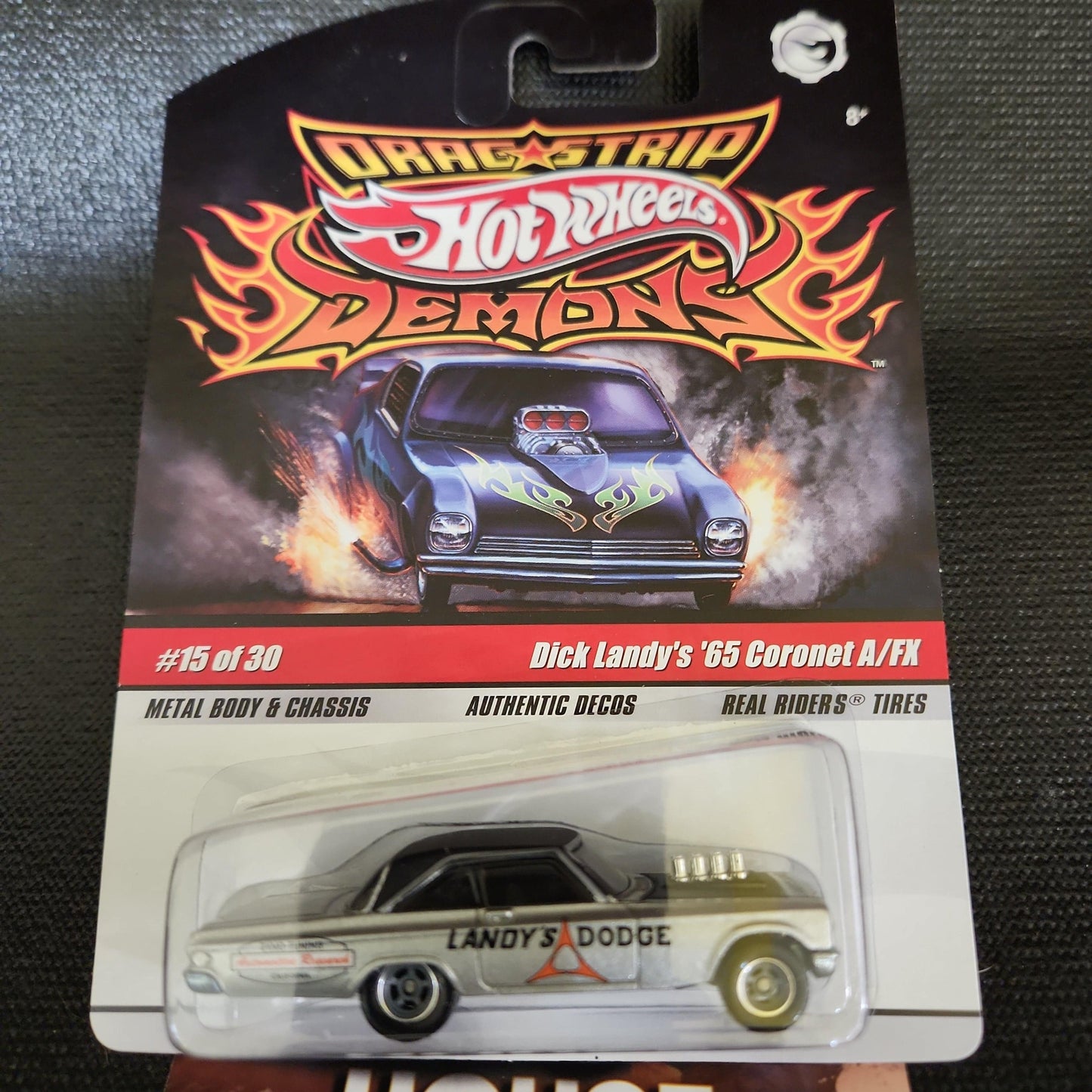 Hot Wheels Drag Strip Demon Dick Landy's 65 Coronet A/ FX - House of Cars Virginia