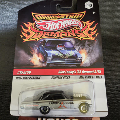 Hot Wheels Drag Strip Demon Dick Landy's 65 Coronet A/ FX - House of Cars Virginia