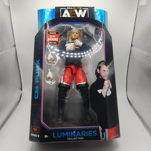 AEW Unmatched Series 8 Luminaries Cm Punk ROH Red Chase 1/5000 Edition. - House of Cars Virginia