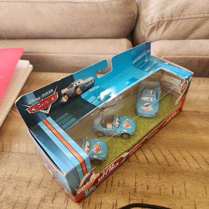 Disney Pixar Cars 3-Car Gift Pack Dinoco Mia Tia Bling Bling Lightning McQueen - House of Cars Virginia