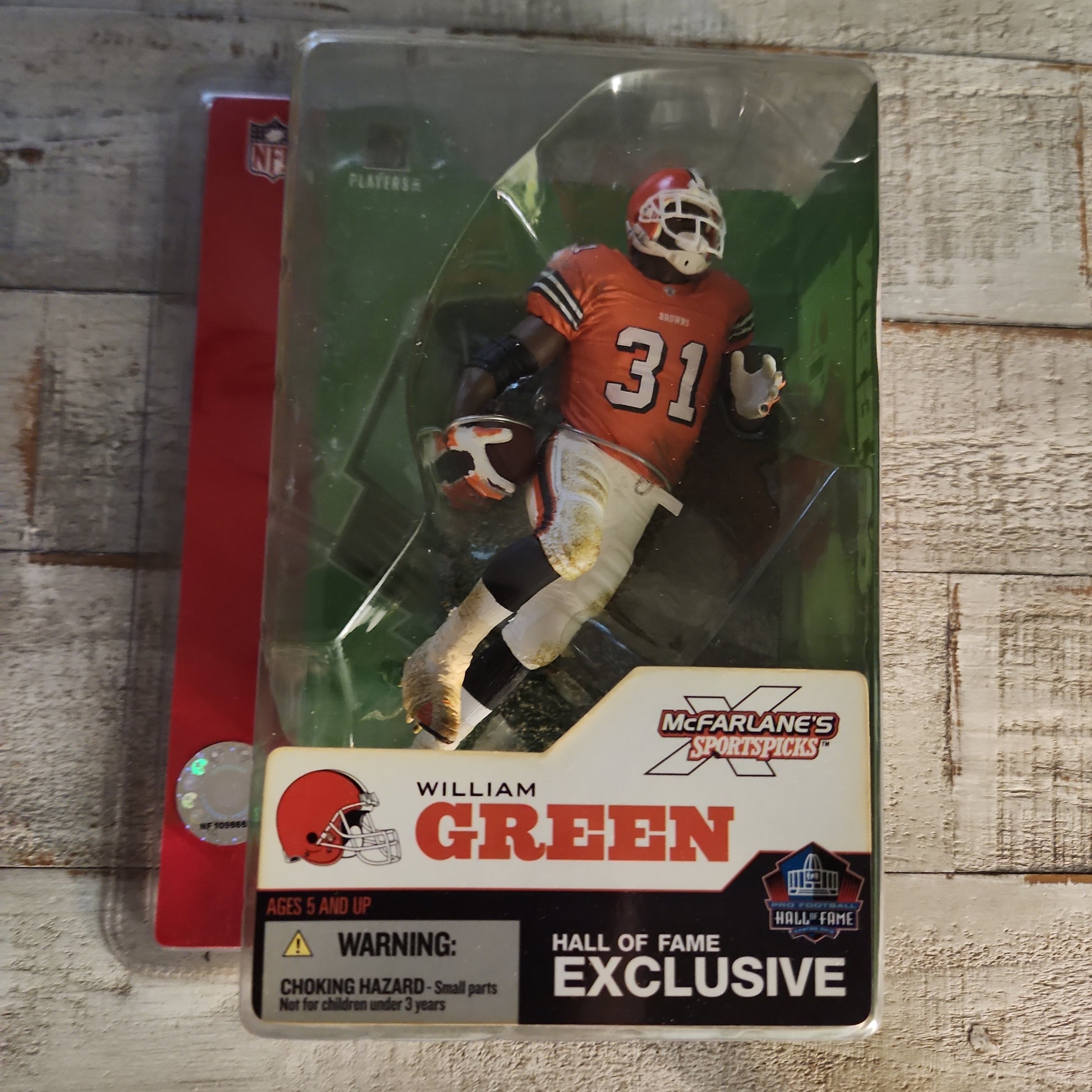 NEW 2003 William Green - McFarlane NFL Cleveland Browns Hall of Fame Exclusive! - House of Cars Virginia