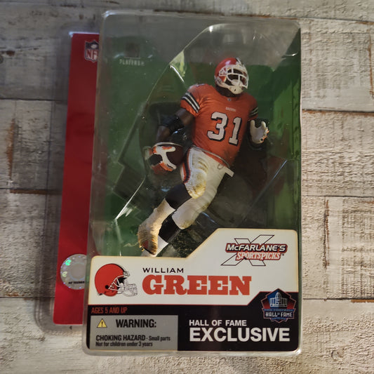 NEW 2003 William Green - McFarlane NFL Cleveland Browns Hall of Fame Exclusive! - House of Cars Virginia