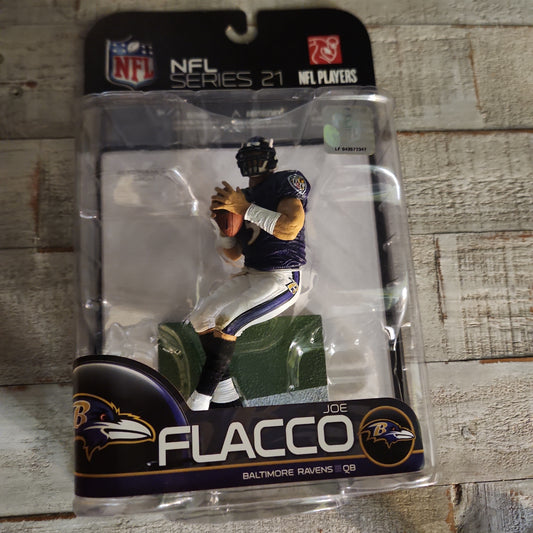 Mcfarlane NFL Series 21 Joe Flacco QB Baltimore Ravens Figurine NEW Sealed - House of Cars Virginia