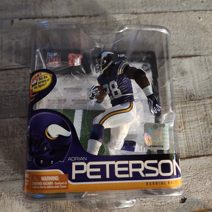 McFarlane Toys Sports Picks NFL Football Series 26 Adrian Peterson Vikings NEW - House of Cars Virginia