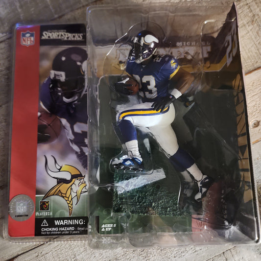 McFarlane Sports Picks Michael Bennett Minesota Vikings Figure 2002 Series 3 - House of Cars Virginia