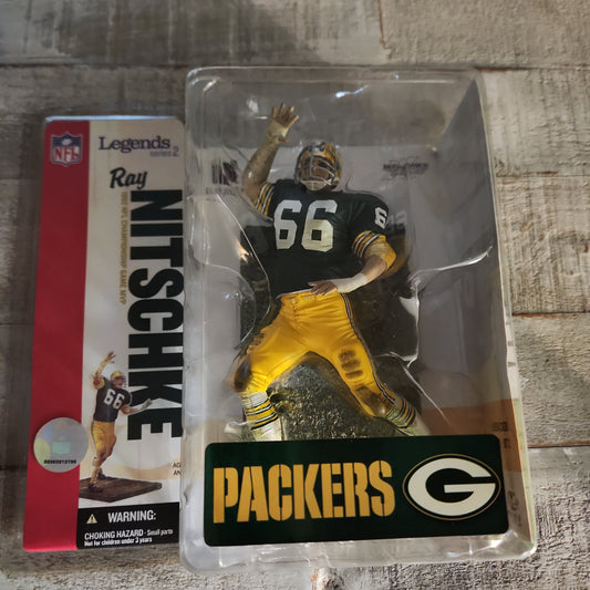 McFarlane Ray Nitschke #66 Green Bay Packers NFL Legends Series 2 Figure Statue - House of Cars Virginia