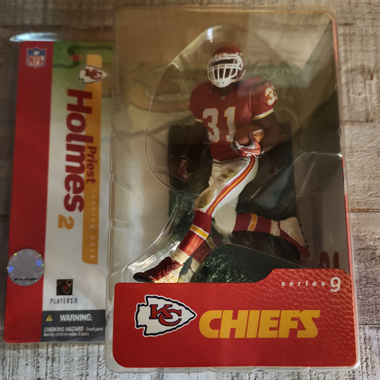 McFarlane Series 9 NFL Priest Holmes Chiefs Red Jersey Action Figure - House of Cars Virginia