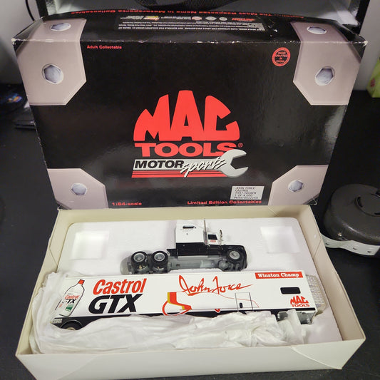 MAC Tools John Force Castrol 1997 Hauler 1 of 4,000 1:64 Autographed - House of Cars Virginia