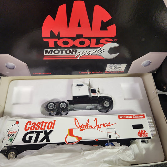 MAC Tools John Force Castrol 1997 Hauler 1 of 4,000 1:64 Autographed - House of Cars Virginia