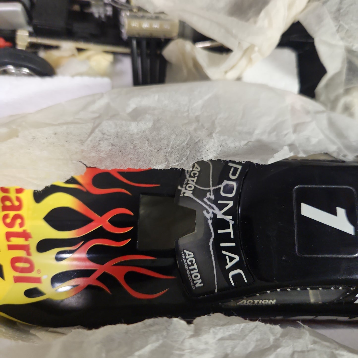 John Force Castrol GTX 6X Champion MacTools Pontiac Funny Car 1:24 NHRA Signed - House of Cars Virginia