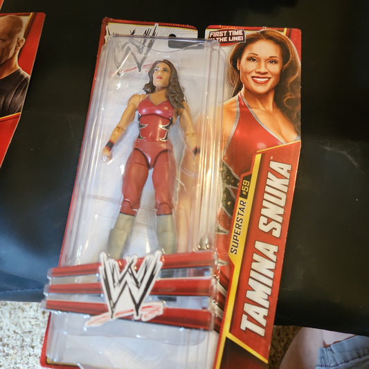 WWE Tamina Snuka Superstar 59 1st Time in Line Mattel 2013 rookie figure New - House of Cars Virginia