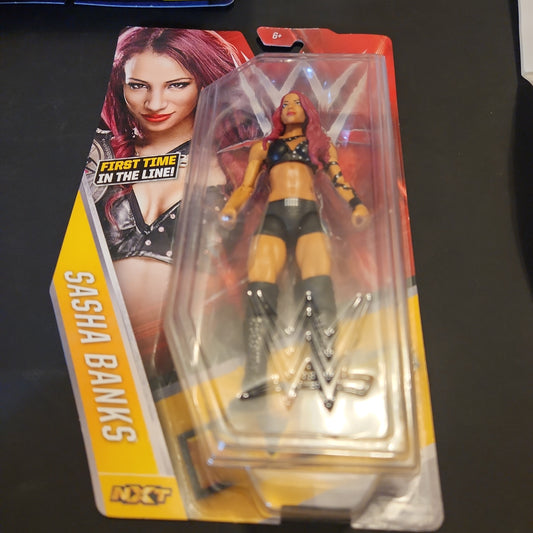 WWE Sasha Banks NXT Series 59 First Time In The Line Mattel Wrestling Figure NIB - House of Cars Virginia