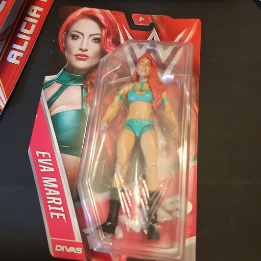 NEW WWE Eva Marie Mattel Basic Action Figure 2015 Series 59 Divas Green Outfit - House of Cars Virginia