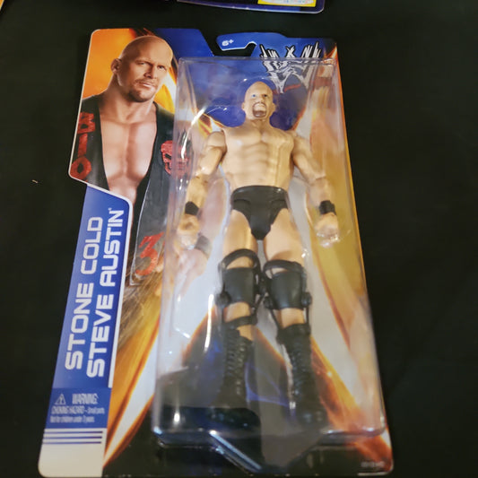 2011 Stone Cold Steve Austin WWE Mattel Wrestling Action Figure w/ Knee Braces - House of Cars Virginia