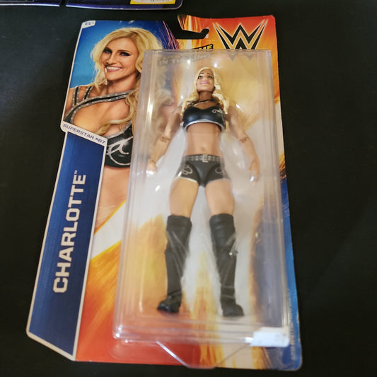 NEW WWE Mattel Charlotte Flair #67 FIRST TIME IN LINE SERIES 55 2015 - House of Cars Virginia