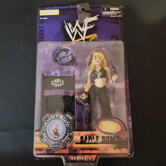 1998 WWF Jakks Sable Diva Series 2 Wrestling Figure WWE Shotgun Saturday Night - House of Cars Virginia