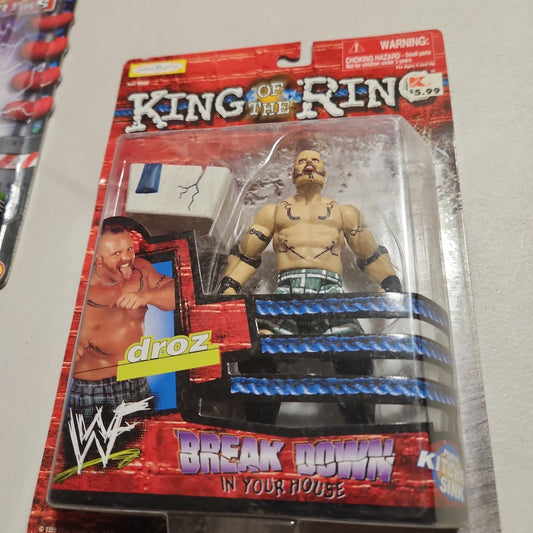 Droz Darren Puke Drozdov WWF 1998 King of the Ring Wrestling figure WWE Vintage - House of Cars Virginia