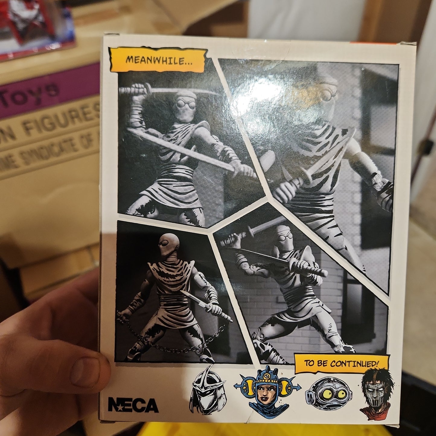 (.) NECA TMNT Ninja Turtles Black White Foot Soldier Walmart Excl B&W - House of Cars Virginia