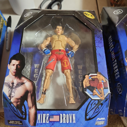 Mike Brown UFC WEC Series 2 Cagefighting Action Figure MMA Jakks Pacific New - House of Cars Virginia