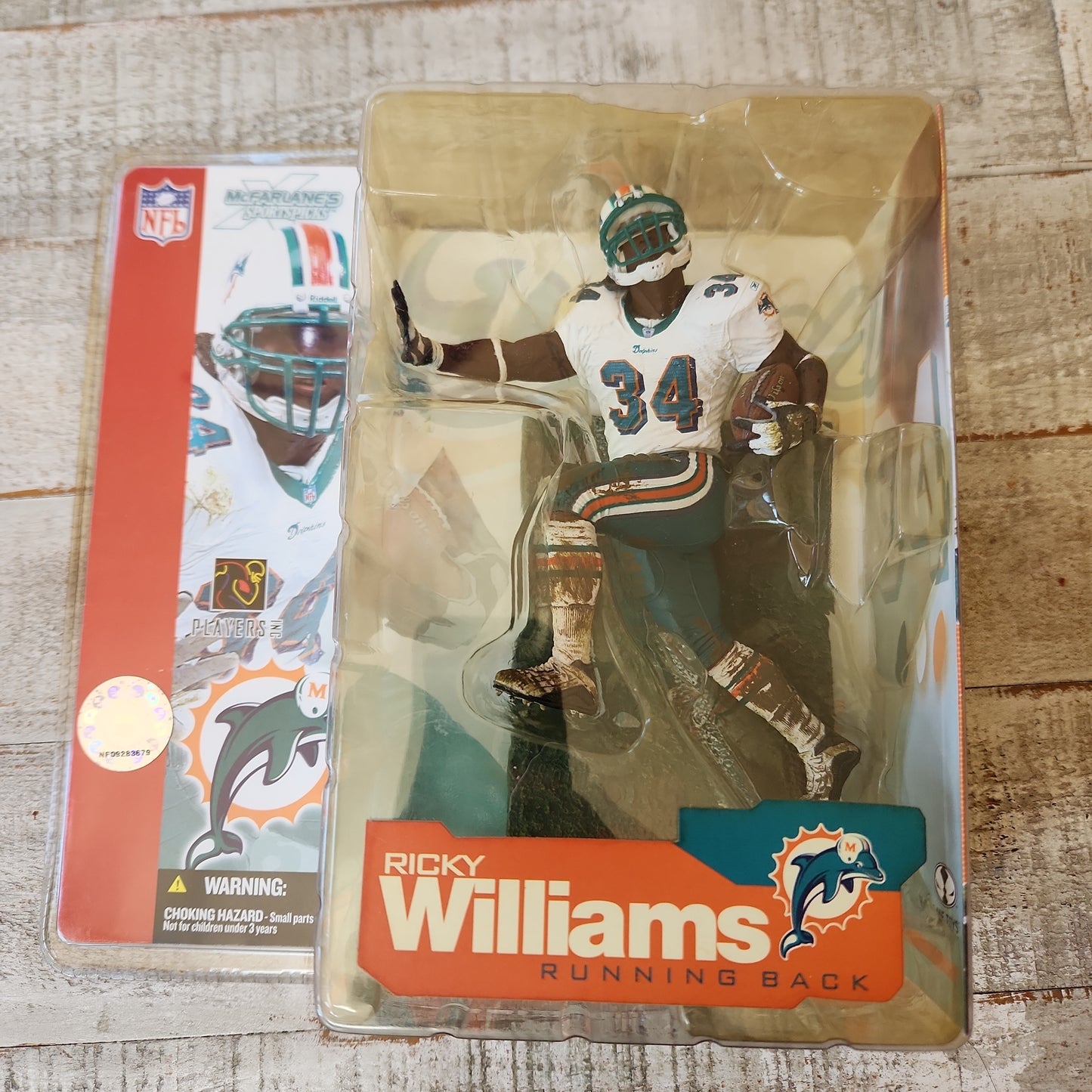 Ricky Williams 2002 Miami Dolphins McFarlane Toys NFL Sports Series 4 New - House of Cars Virginia