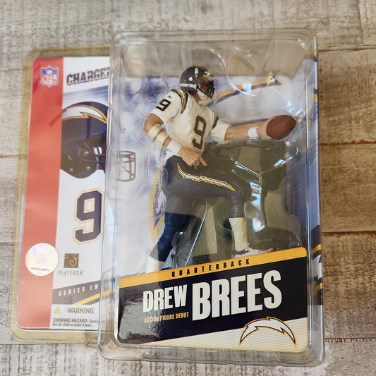 Sealed McFarlane Sports picks NFL Drew Brees Chargers Action Figure - House of Cars Virginia