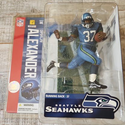 Shaun Alexander McFarlane Series #14 NFL Seahawks Blue Jersey Action Figure - House of Cars Virginia