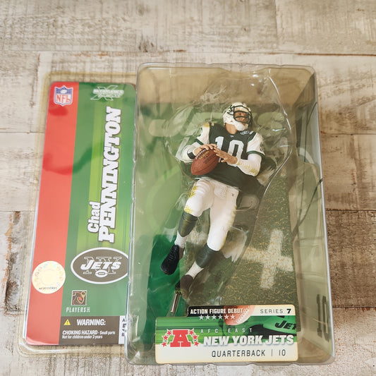 McFarlane Chad Pennington NFL New York Jets series 7 (rookie piece green jersey) - House of Cars Virginia